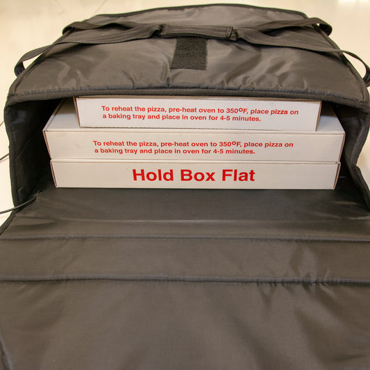 Heated Pizza Delivery Bag Complete Set, Small 12V